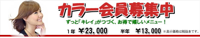 カラー会員募集中
